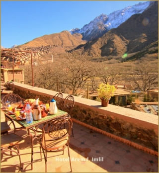 Terrace at Hotel Aremd